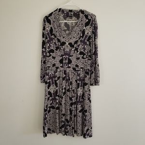 Alfani long sleeve dress